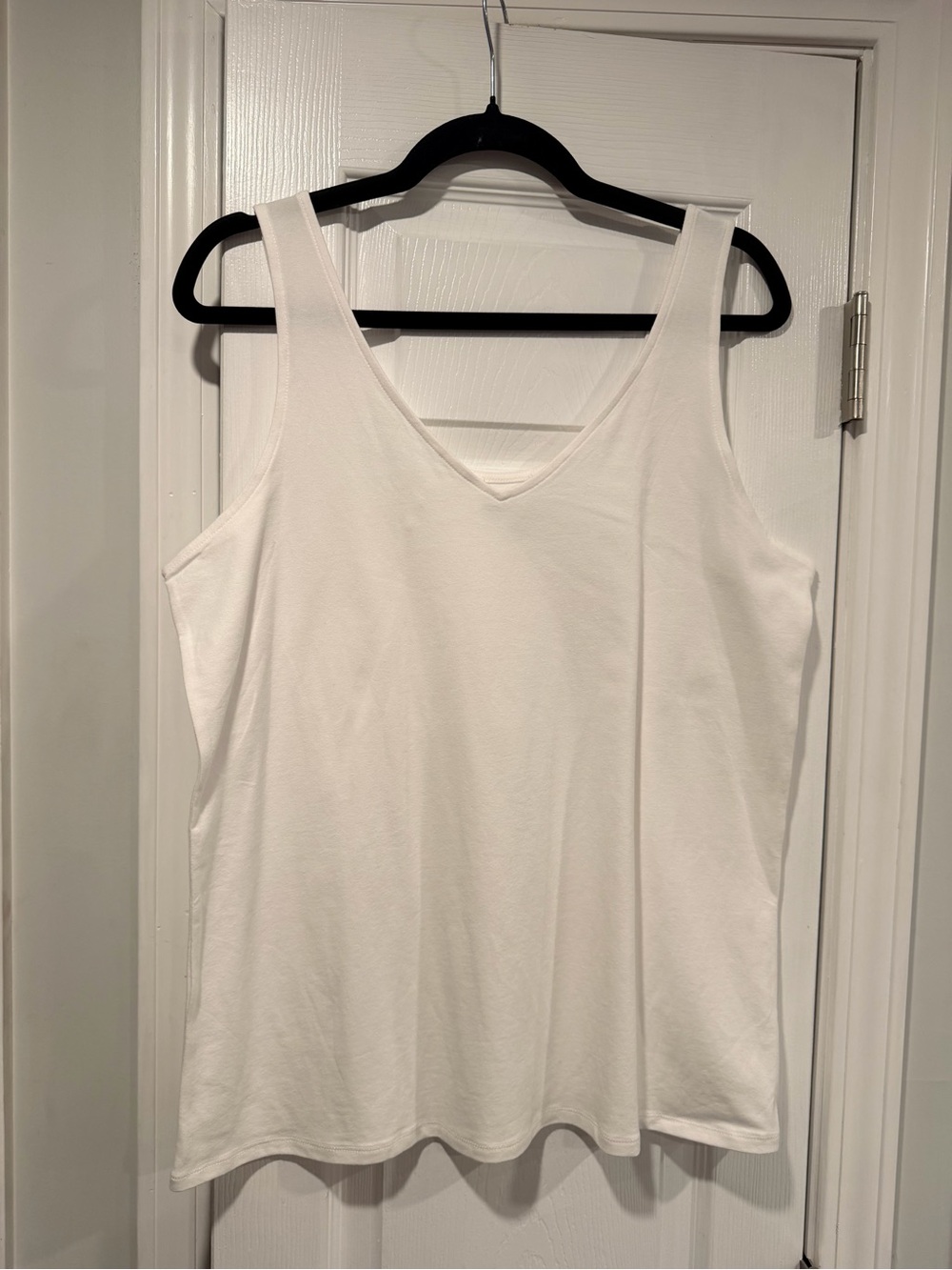 NWOT J. Jill Size XL Perfect Reversible Tank Top Soft Stretch Cotton White